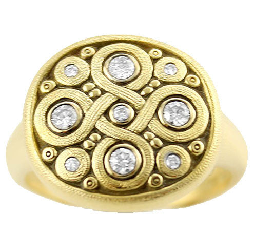 Alex Sepkus Celtic Spring Dome Large Ring - R-161DA Supply