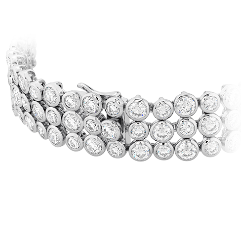 Hearts On Fire Triple Bezel Diamond Bracelet Discount