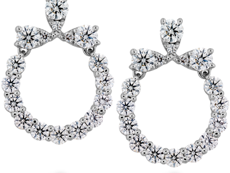 Hearts On Fire Aerial Circle Diamond Earrings For Cheap