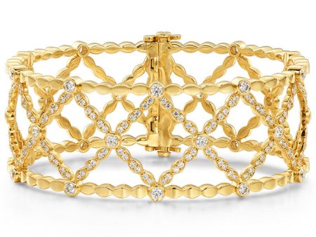 Hearts On Fire Lorelei Lattice Diamond Bangle Online Sale