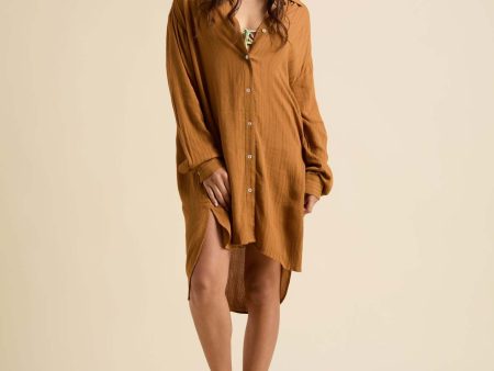 Beachy Shirt Dress Online now