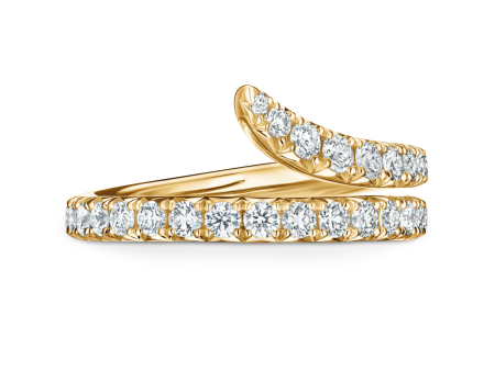 Vela Double Row Pave Ring Online Sale