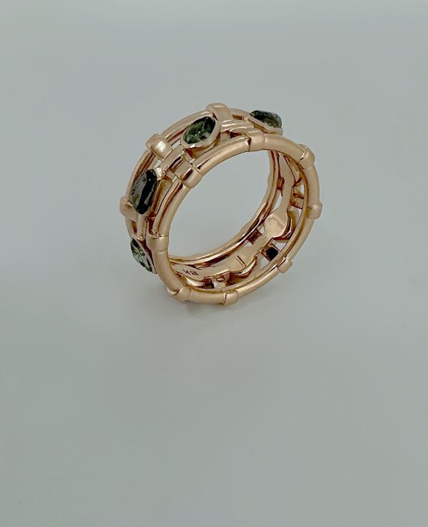 Harmony  Montana 7.88 Sapphire Ring in 18k Rose Gold Cheap