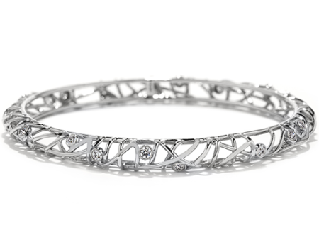 Hearts On Fire Brocade Diamond Bangle Supply