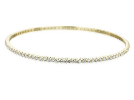 Hearts On Fire Eternity Channel Diamond Bangle Supply