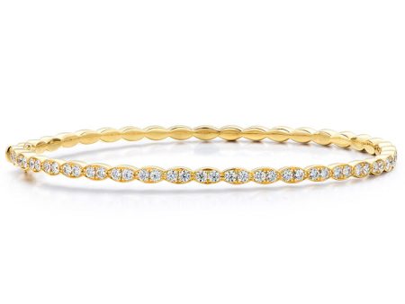 Hearts On Fire Lorelei Floral Diamond Bangle For Cheap