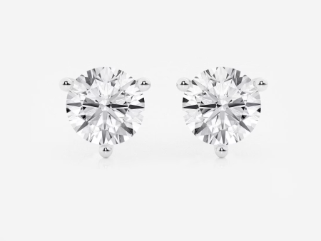 1.03-4.16ctw Diamond Studs in White Gold Online Hot Sale