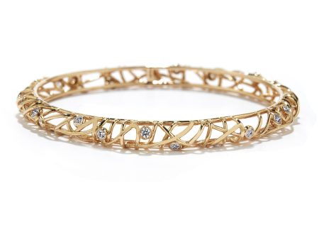 Hearts On Fire Brocade Diamond Bangle Online Hot Sale