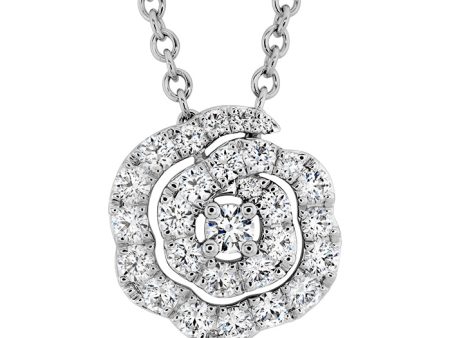 Hearts On Fire Lorelei Diamond Floral Pendant Small Necklace Online Hot Sale