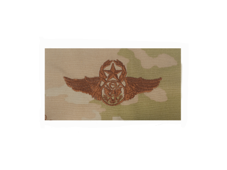 U.S. Air Force Chief Enlisted Aircrew OCP Spice Brown Sew-on Badge Online Hot Sale