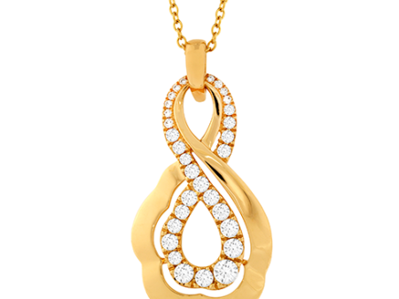 Hearts On Fire Lorelei Gold Infinity Pendant Necklace Online Hot Sale