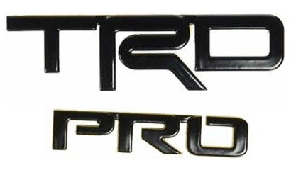 EMBLEMA INSIGNIA EXTERIOR NEGRA TRD - Toyota For Sale