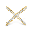 Lorelei Diamond Criss Cross Ring Fashion