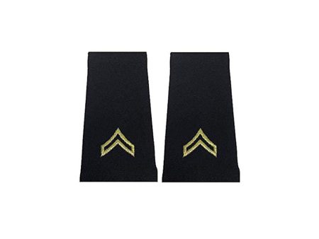 U.S. Army E4 Corporal Shoulder Marks - Male (Large) Discount