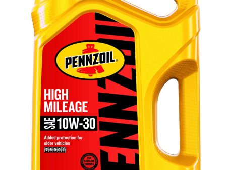 PENNZOIL HIGH MILEAGE SAE  10W-30 5QT (3 pack) Online Hot Sale