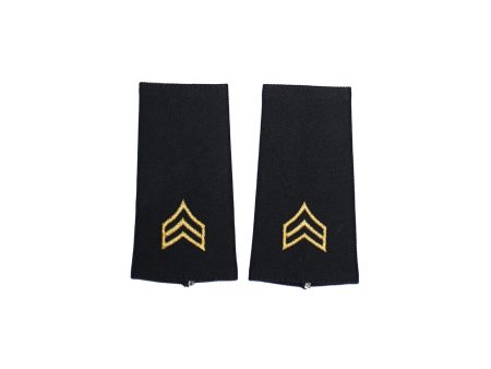 U.S. Army E5 Sergeant Shoulder Marks - Male (Large) For Cheap