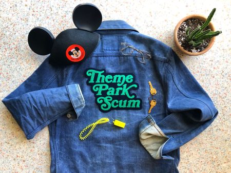 Theme Park Scum Chenille Back Patch Discount