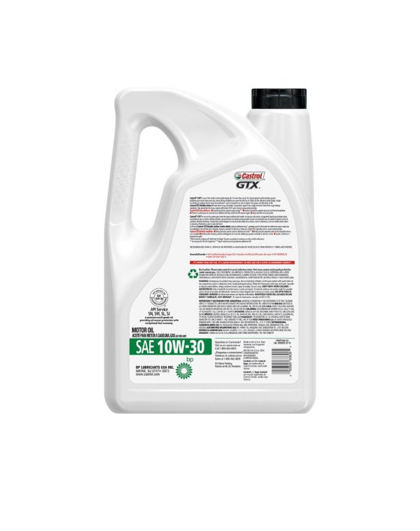 CASTROL GTX SAE 10W-30 5QT (3 pack) Online now