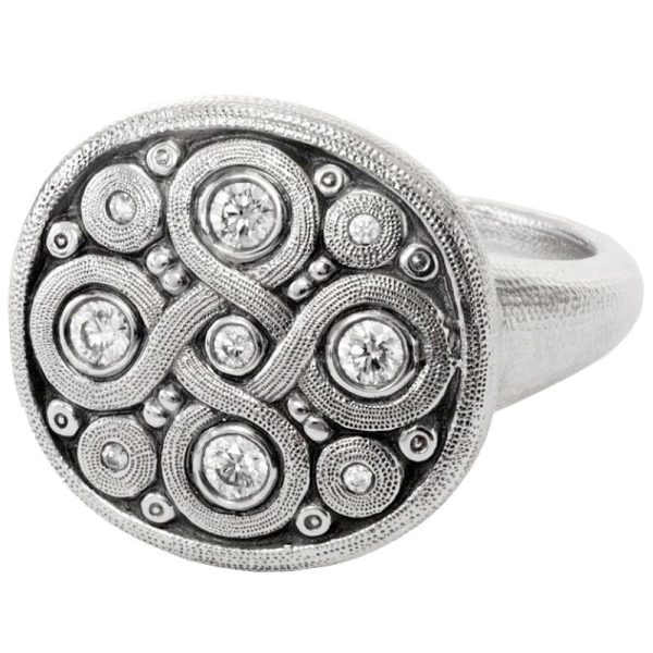 Alex Sepkus Celtic Spring Dome Ring - R-161PD For Cheap