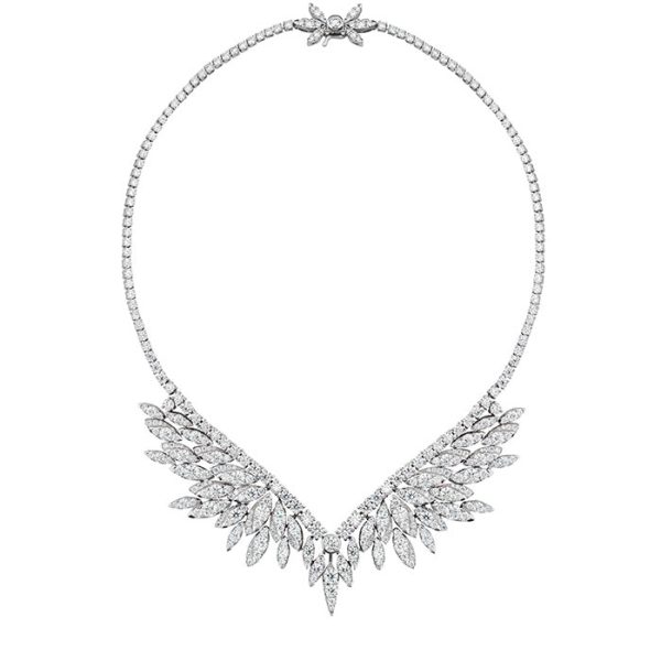 Hearts On Fire White Kites Crest Diamond Necklace Online now