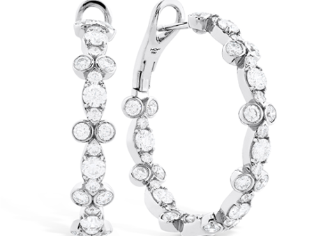 Hearts On Fire Double Bezel Regal Double Hoops For Cheap