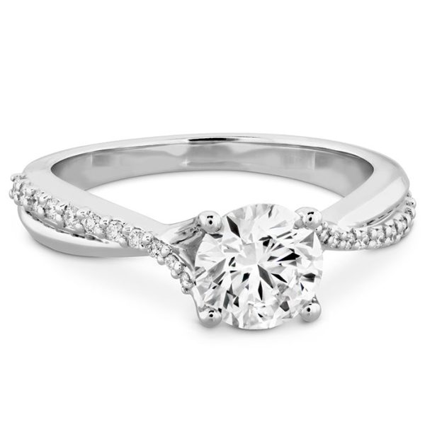 Hearts On Fire Simply Bridal Twist Diamond Engagement Ring Discount