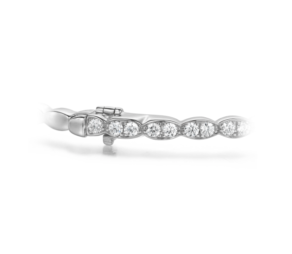 Lorelei Floral Diamond Bangle Fashion