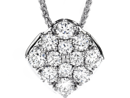 Hearts On Fire Silk Pave Diamond Shape Pendant Necklace Online Sale