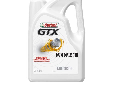 CASTROL GTX SAE 10W-40 5QT (3 pack) For Cheap