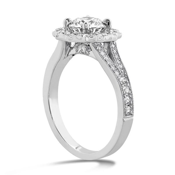 Hearts On Liliana Halo Engagement Ring Discount