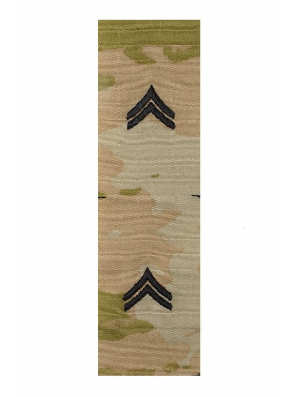 US Army E4 Corporal OCP Sew-on for Cap “Only” (pair) For Discount