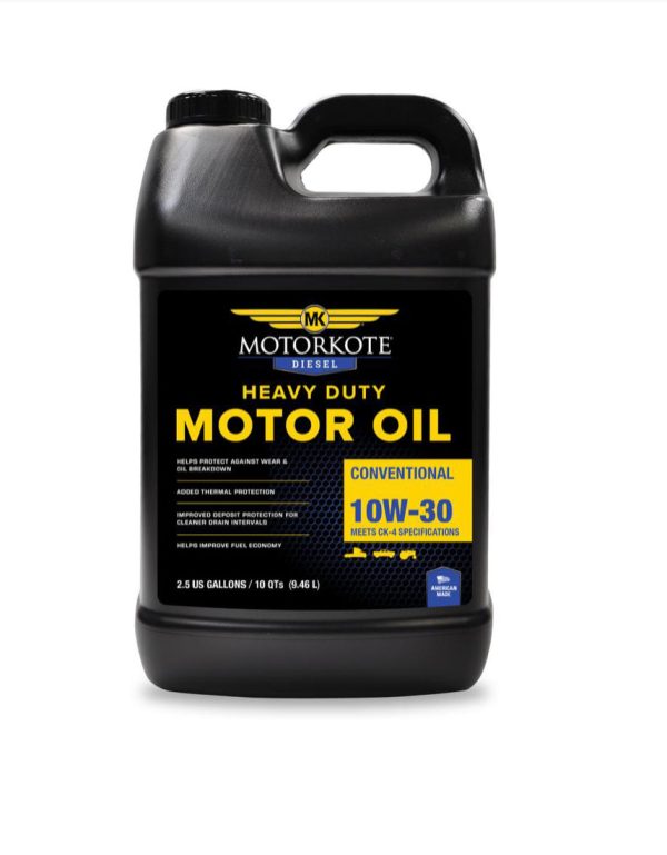 ACEITE DE MOTORKOTE DIESEL 10W-30, 2,5 GALLON   10 QT MK Fashion