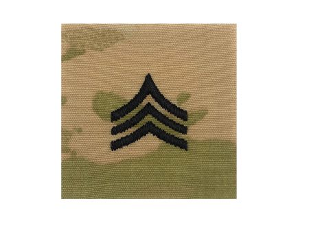 US Army E5 Sergeant OCP 2x2 Sew-On Rank For Shirt,Jacket,Coat Online