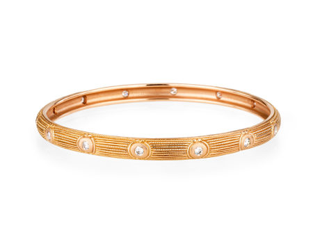 Alex Sepkus Rose Bangle Bracelet - B-11R Hot on Sale