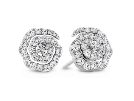 Lorelei Diamond Floral Earrings Online Hot Sale