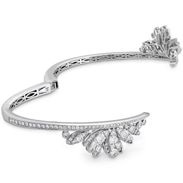 Hearts On Fire White Feathers Diamond Bangle on Sale