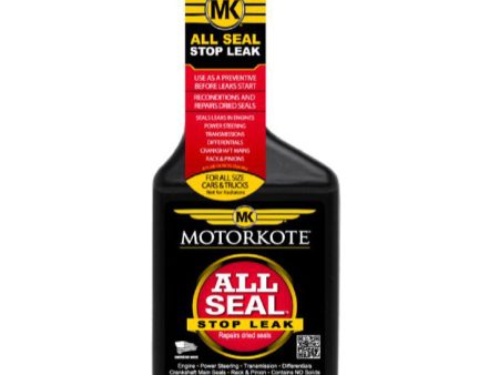 MOTORKOTE ALL SEAL STOP LEAK- DETENGA Y PREVENGA MOTOR, TRANSMISIÓN, DIRECCIÓN ELÉCTRICA 8 OZ. For Sale