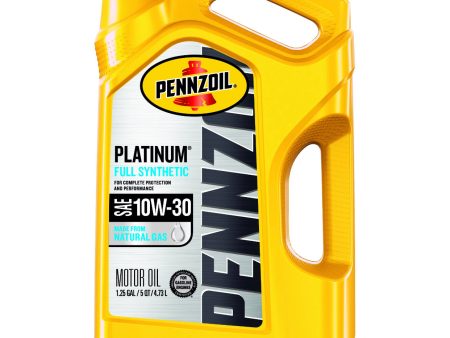 PENNZOIL PLATINUM FULL SYNTHETIC SAE 10W-30 5QT (3 pack) Online