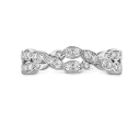 Lorelei Floral Diamond Double Twist Band Discount