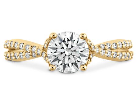 Hearts On Fire Simply Bridal Diamond Intensive Twist Engagement Ring on Sale