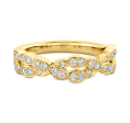 Lorelei Floral Diamond Double Twist Band Discount