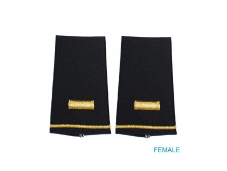 U.S. Army O1 2nd Lieutenant Shoulder Marks -Small (Female) Discount