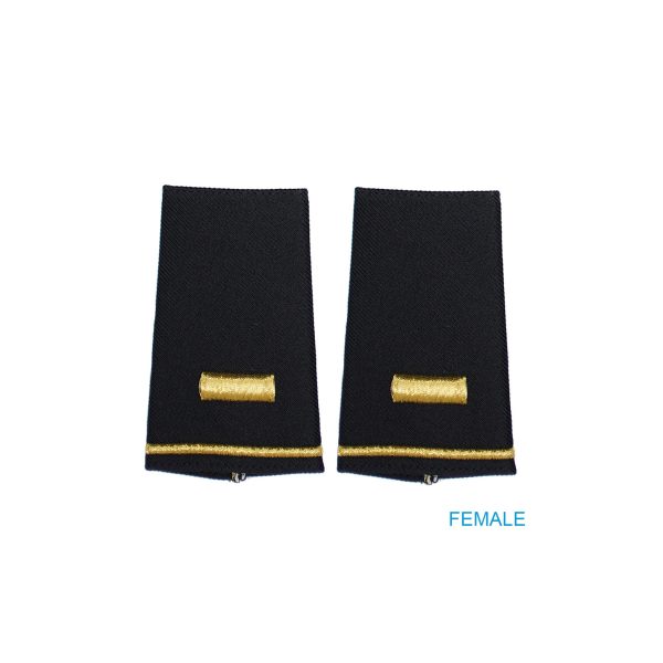 U.S. Army O1 2nd Lieutenant Shoulder Marks -Small (Female) Discount