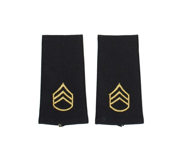 U.S. Army E6 Staff Sergeant Shoulder Marks - Male (Large) Online Sale