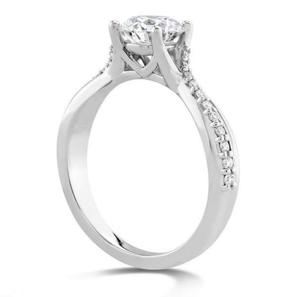 Hearts On Fire Simply Bridal Twist Diamond Engagement Ring Online Hot Sale