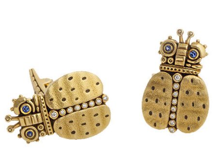 Alex Sepkus Skeptical Beetle Cufflinks - C-25 Hot on Sale