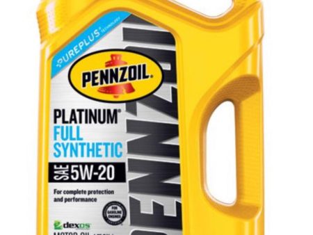 PENNZOIL PLATINUM FULL SYNTHETIC (PUREPLUS) SAE 5W-20 5QT (3 pack) Hot on Sale