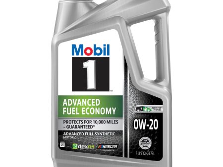 MOBIL 1 ADVANCED ECONOMY PROTECTS FOR 10.000 MILES 0W-20 5QT (3 pack) Hot on Sale