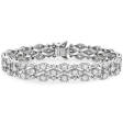 Hearts On Fire Regal Triple Row Diamond Bracelet Fashion