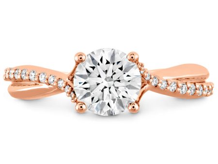 Hearts On Fire Simply Bridal Twist Diamond Engagement Ring Online Hot Sale